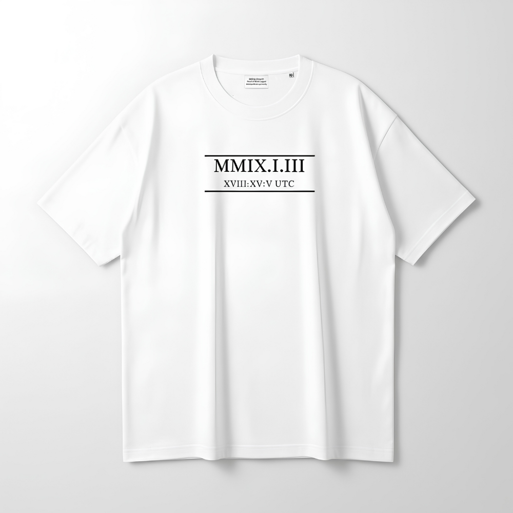 Genesis Timestamp Tee — Drop 01